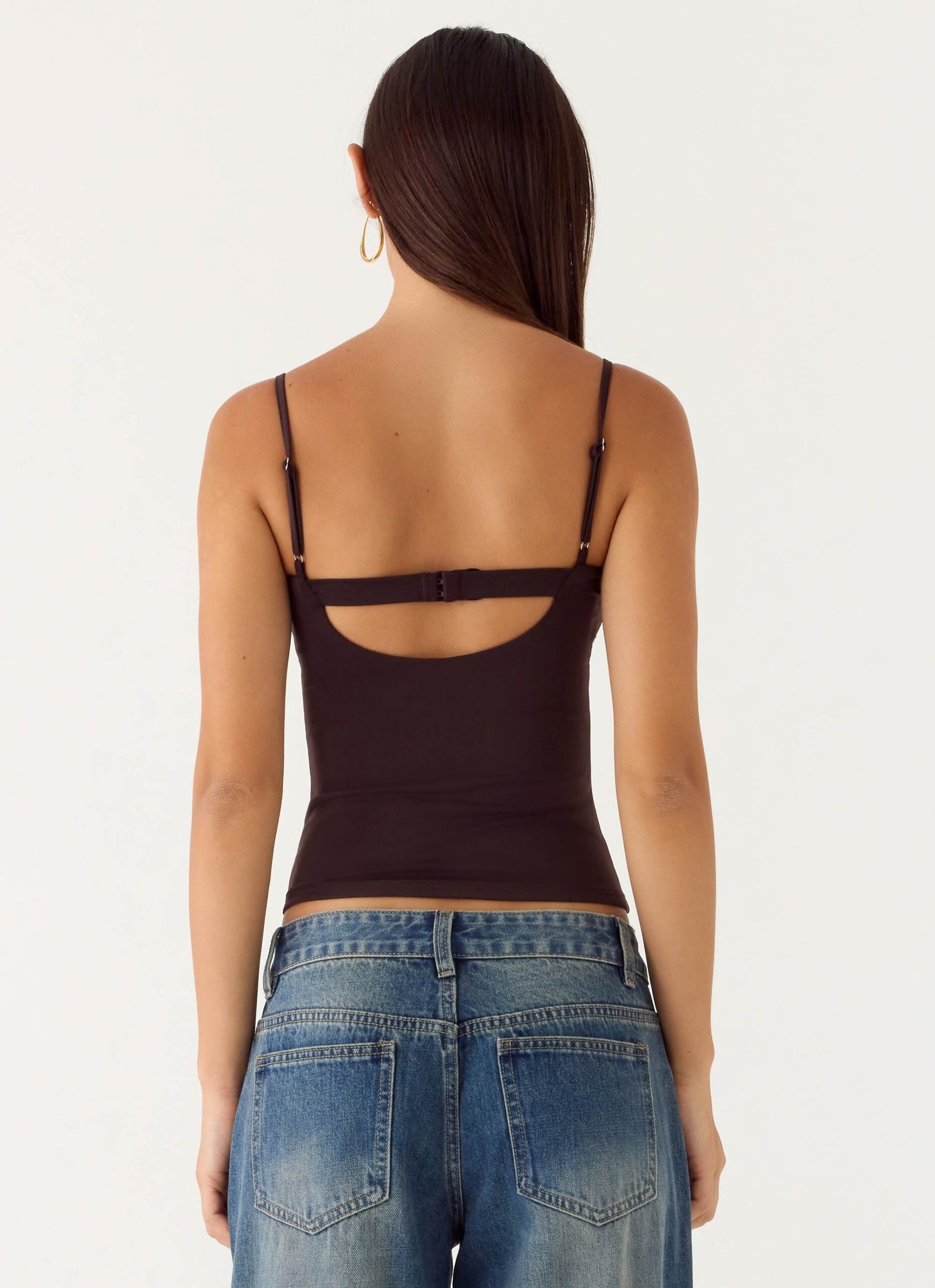 Ame Underwire Top - Chocolate - Image 2