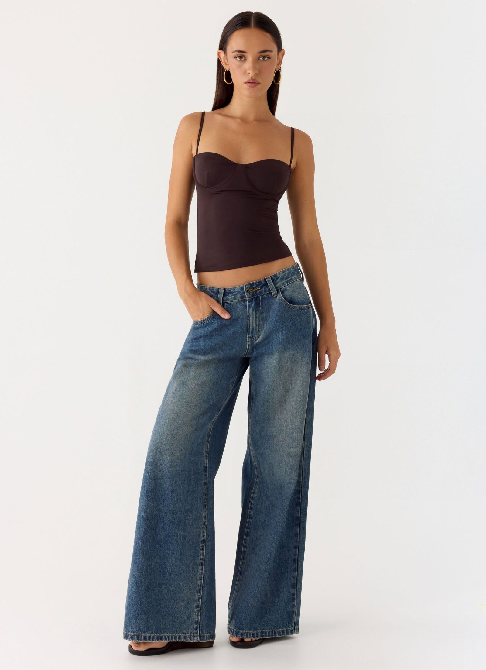 Ame Underwire Top - Chocolate - Image 6