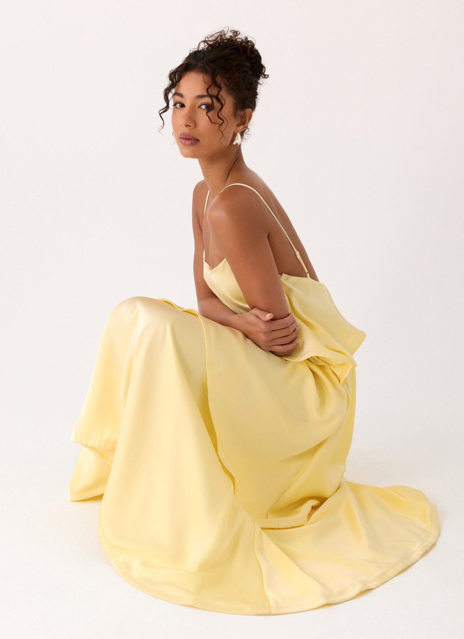 Becka Maxi Dress - Yellow - Image 9