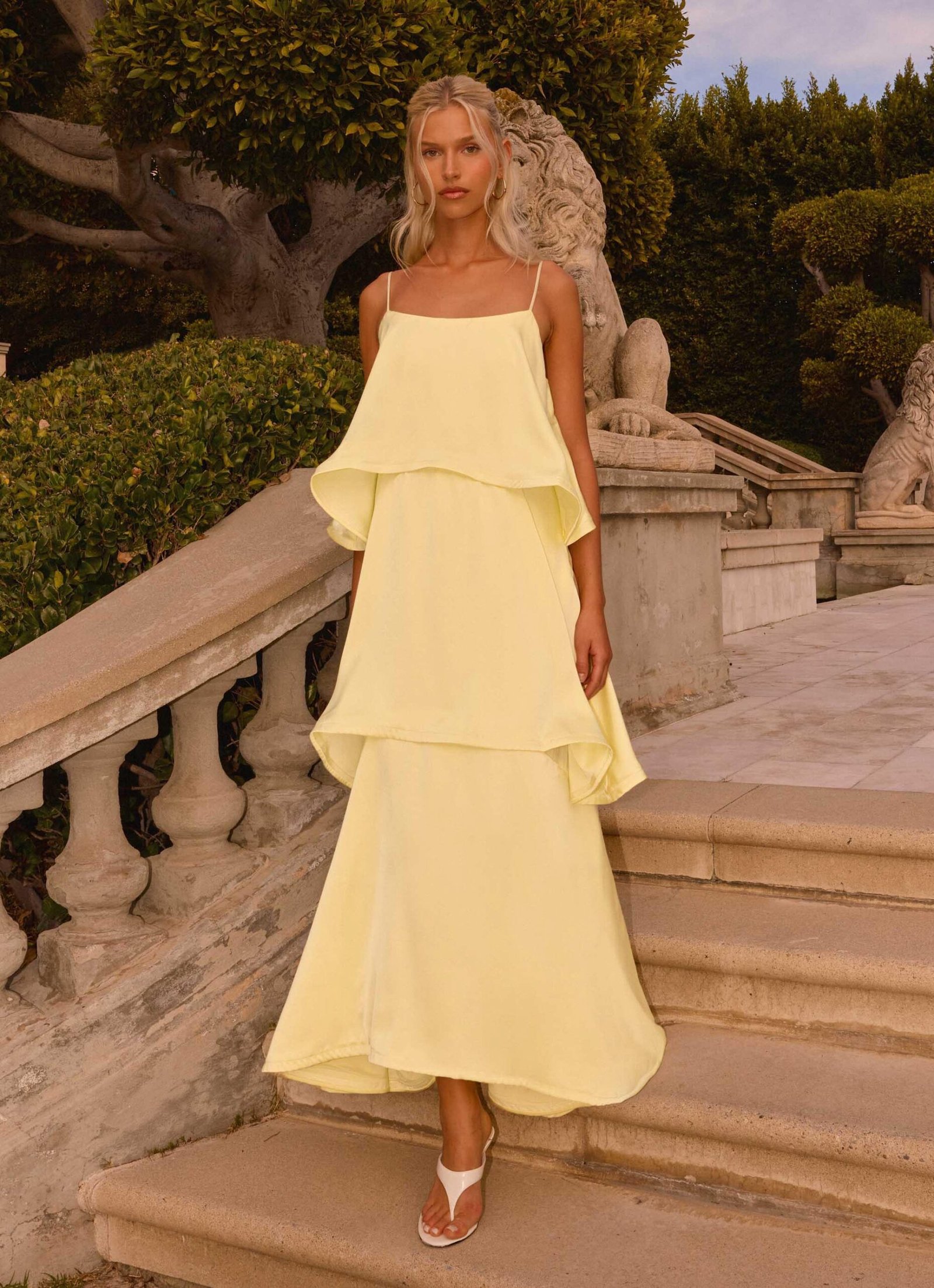Becka Maxi Dress - Yellow - Image 2