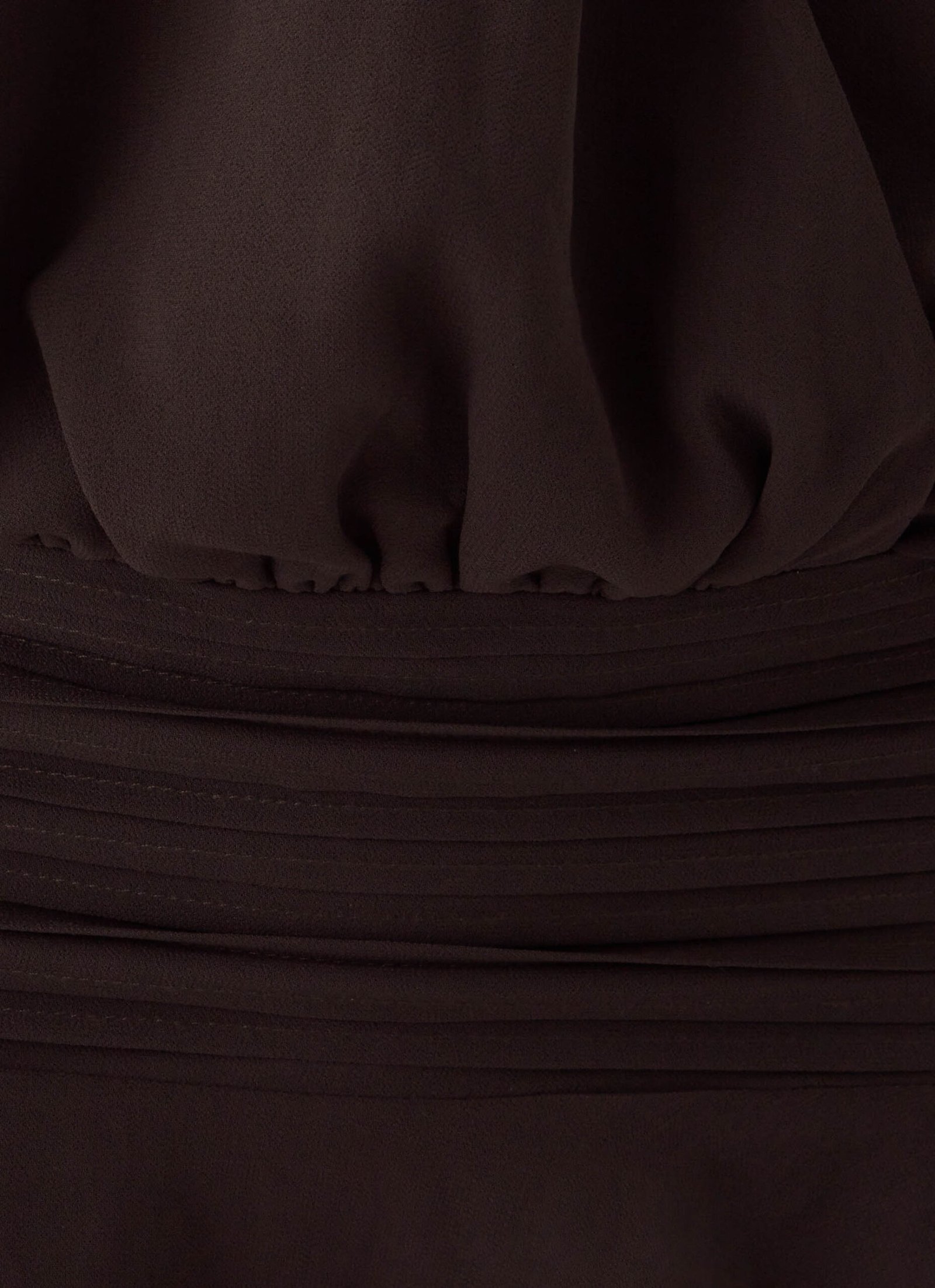 Elisana Mini Dress - Chocolate - Image 9