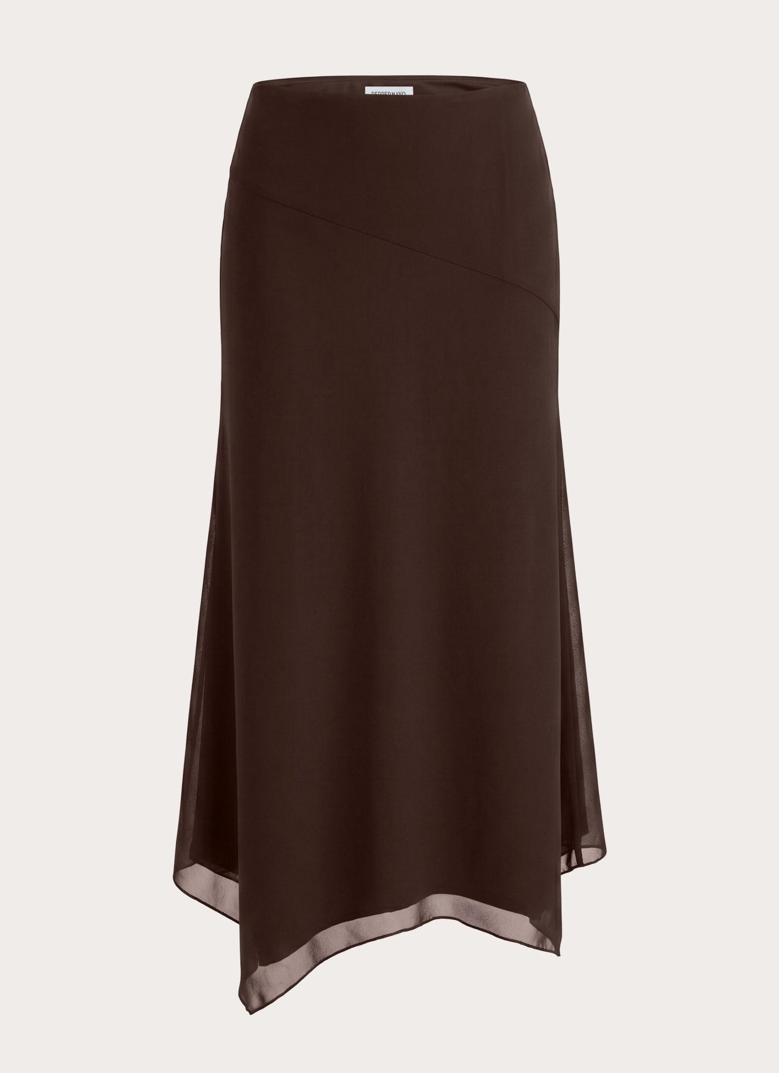 Kerrie Hanky Midi Skirt - Chocolate - Image 7