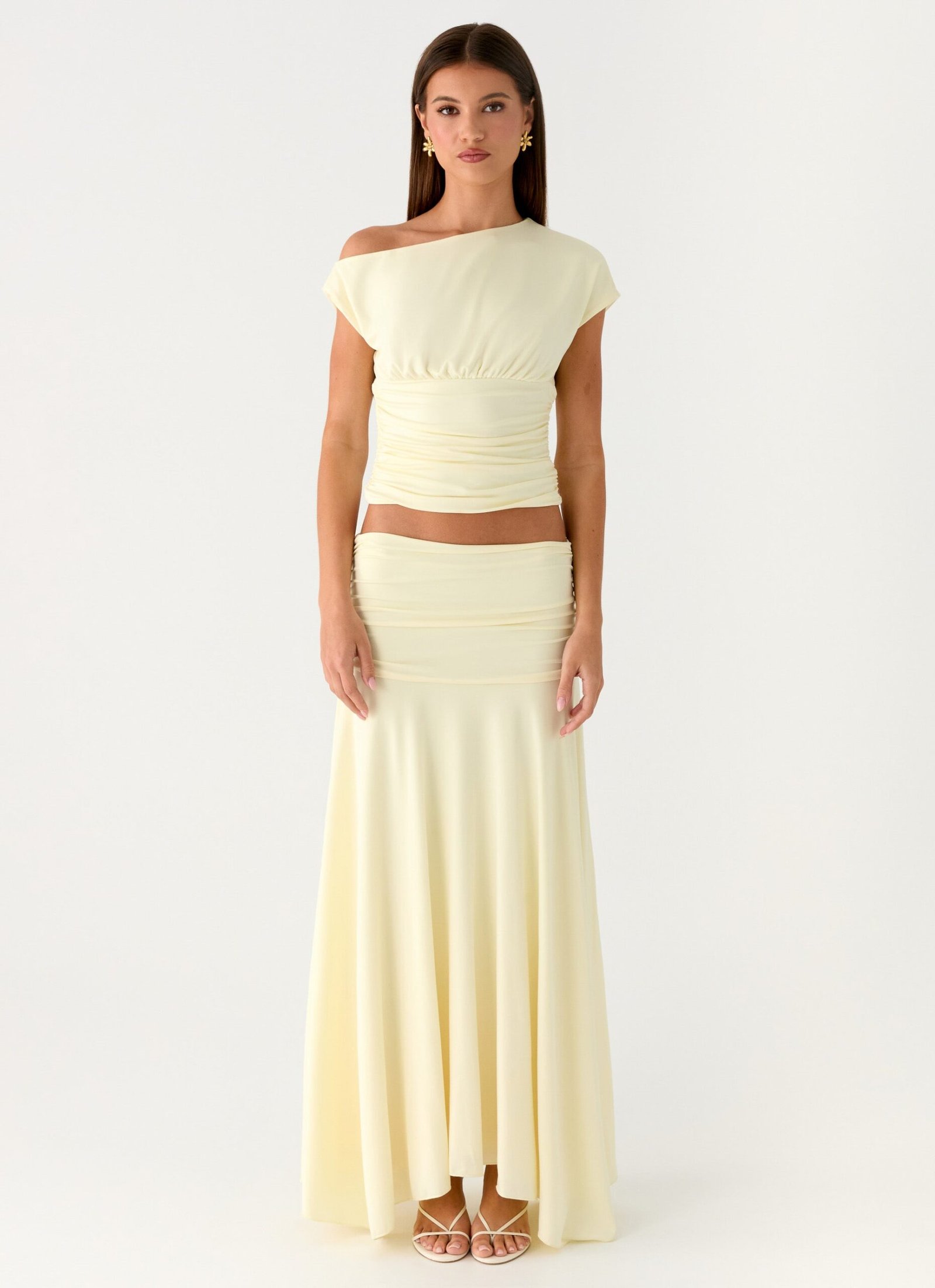 Liana Asymmetrical Top - Yellow - Image 6