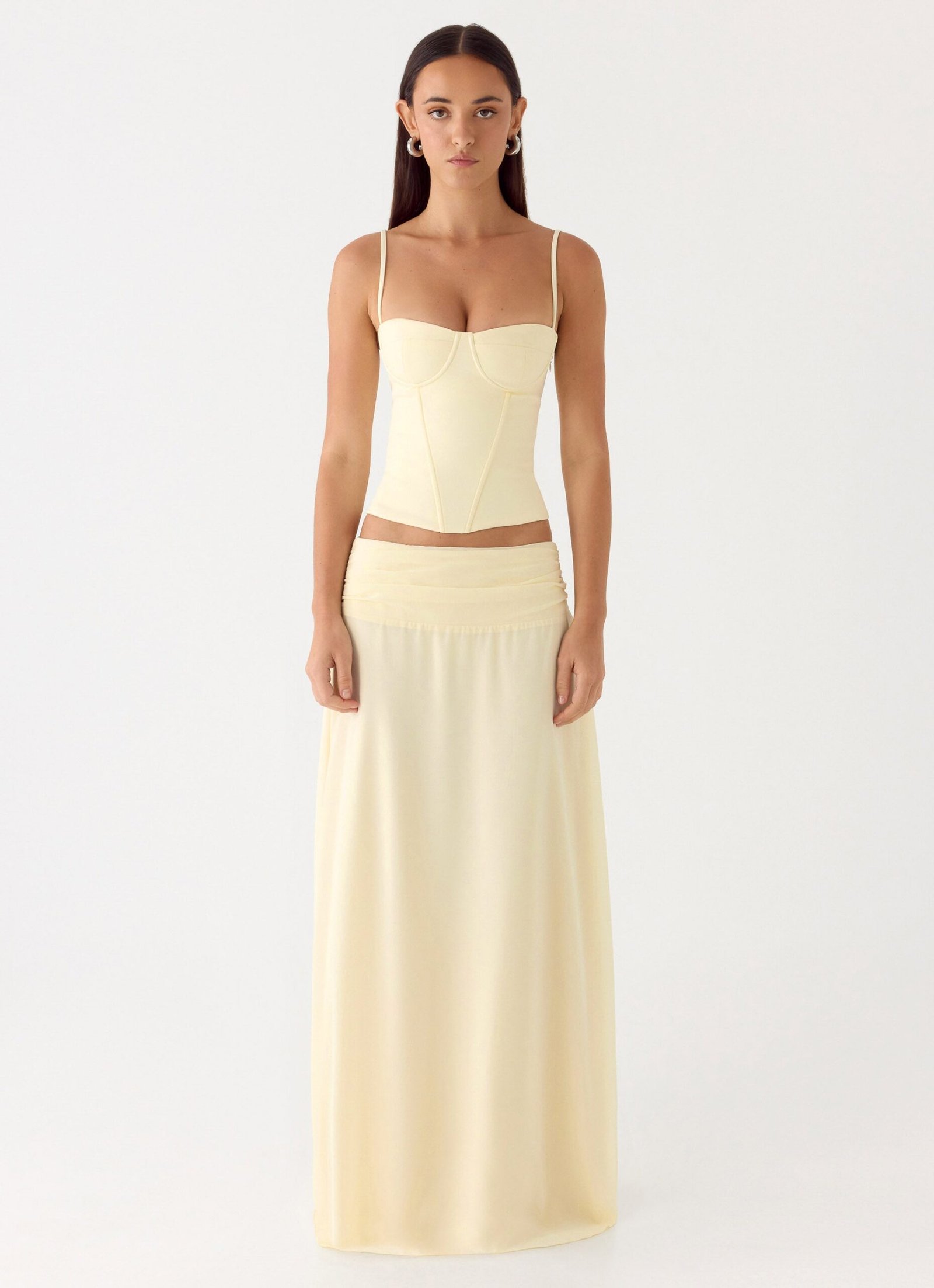 Tayana Corset Top - Yellow - Image 4