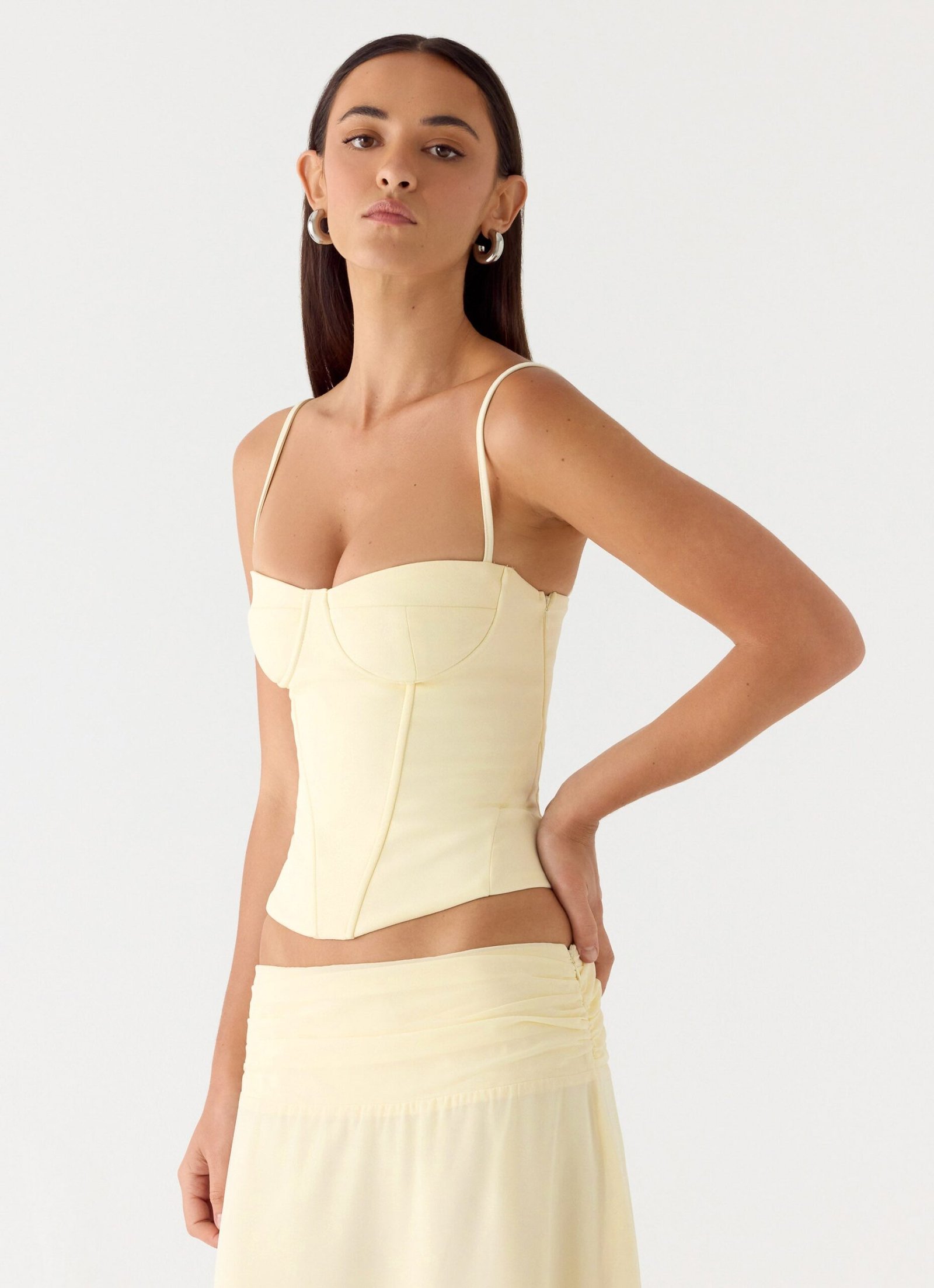 Tayana Corset Top - Yellow - Image 5