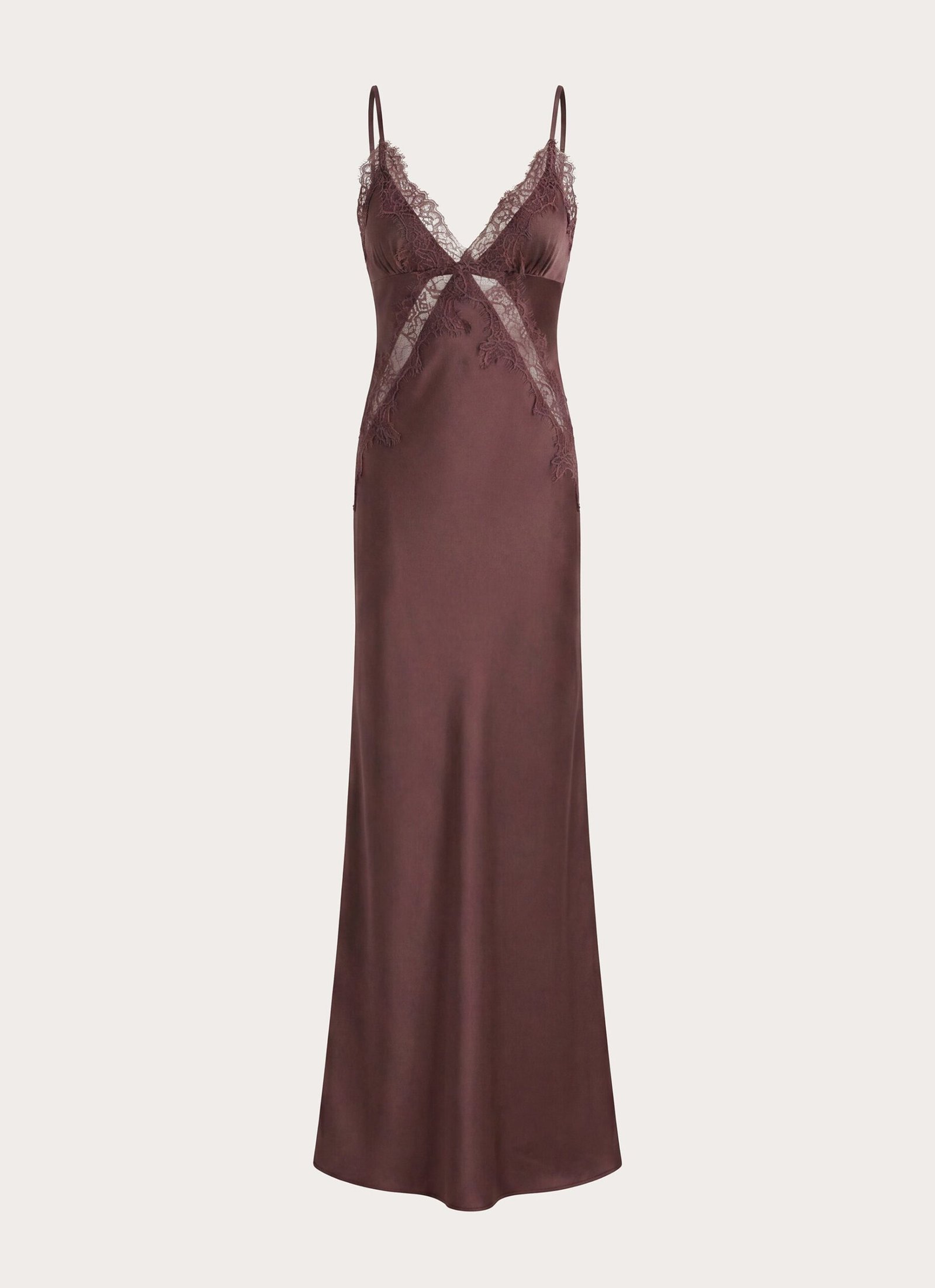 Winona Night Slip Dress - Chocolate - Image 11